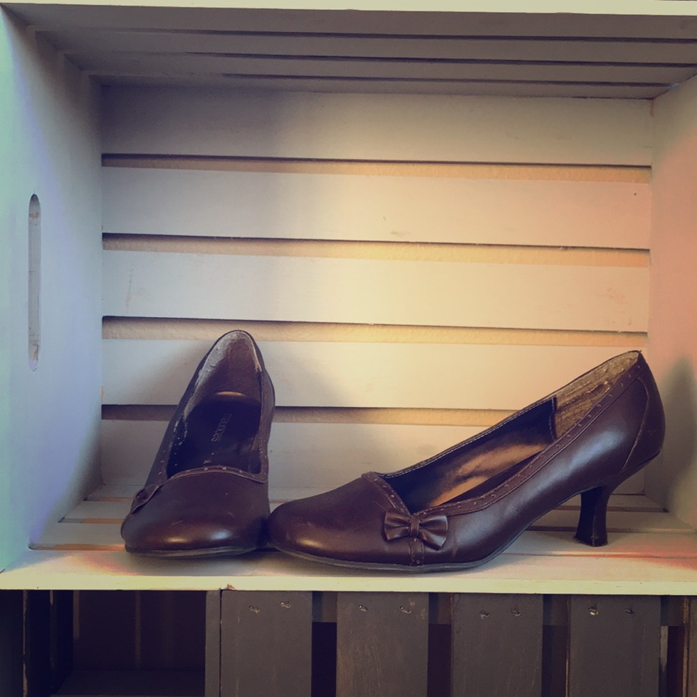 Brown heels